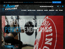 Tablet Screenshot of crossfitevolving.com